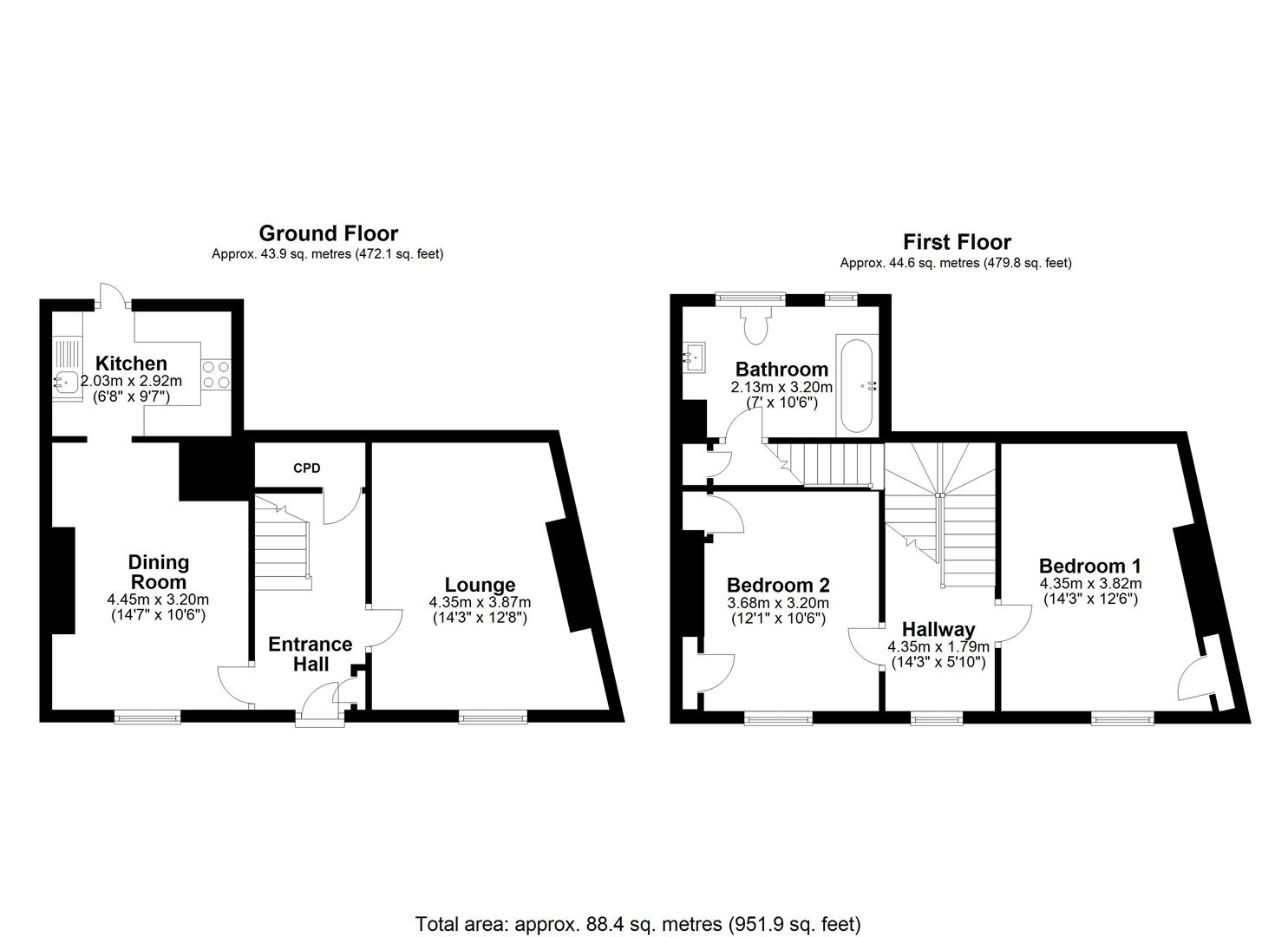 Floorplan.Whitby Street, North Shields